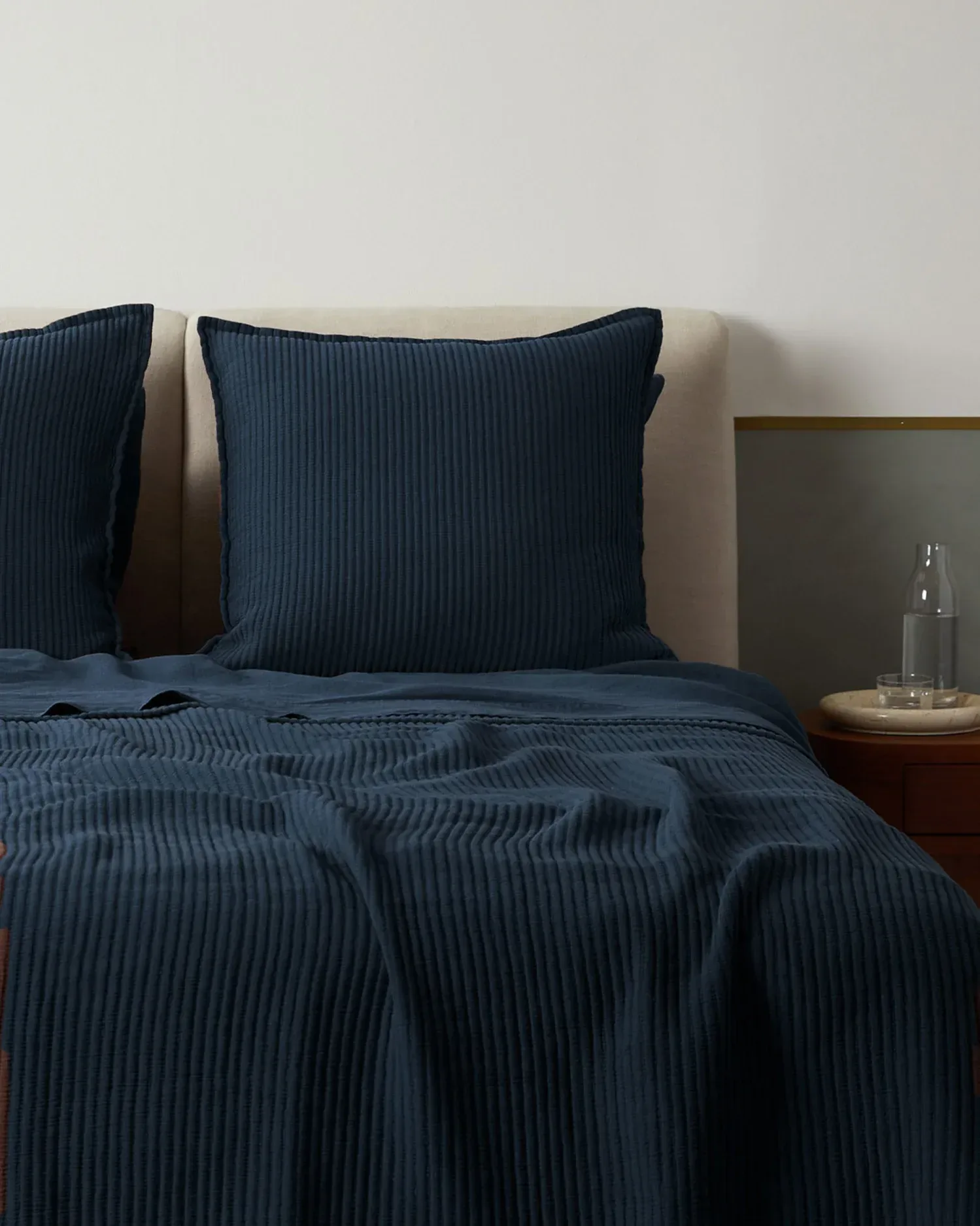 Matelasse Euro Sham (Ink)