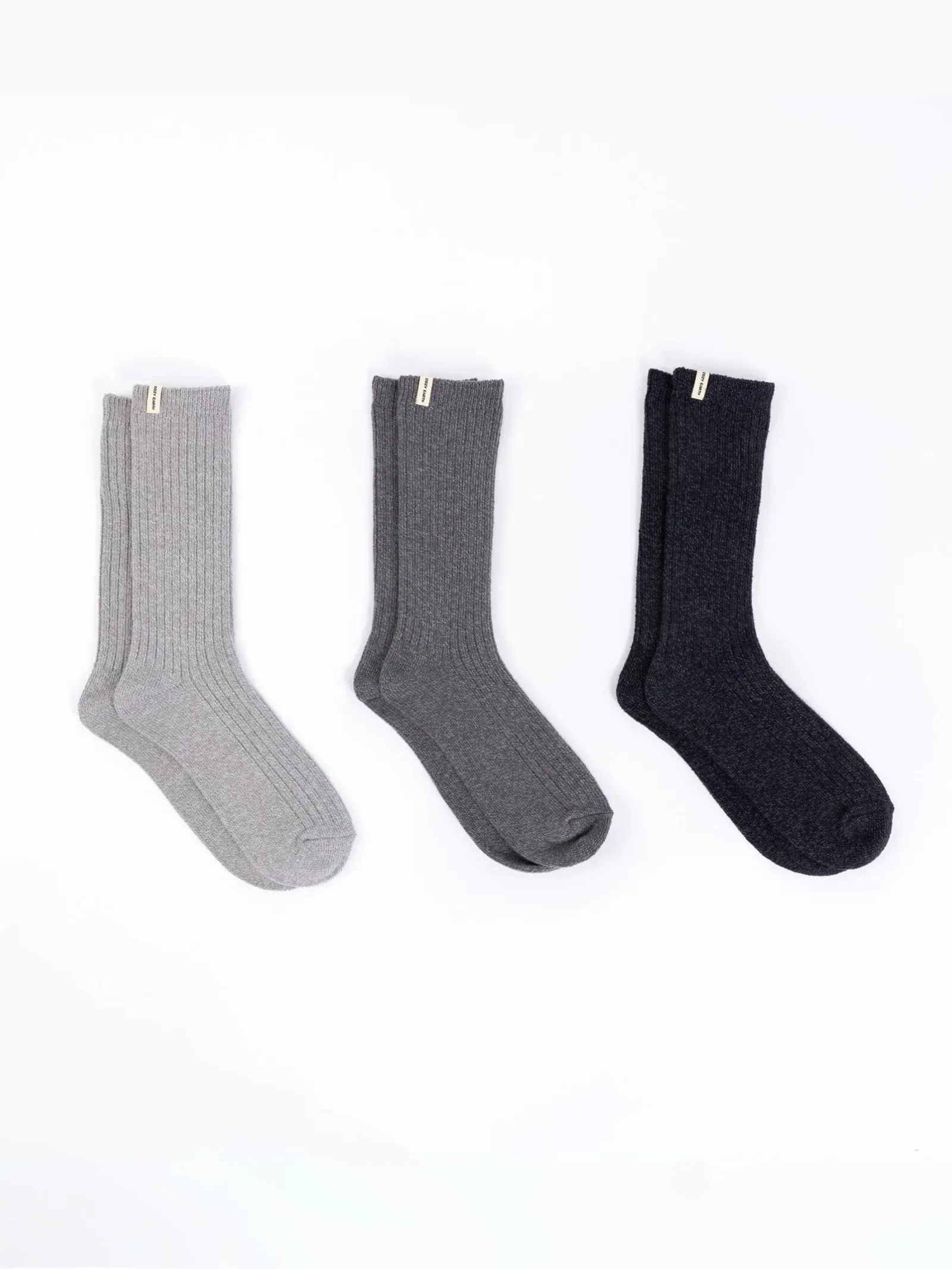 Men's Plush Lounge Calf Sock 3-Pack