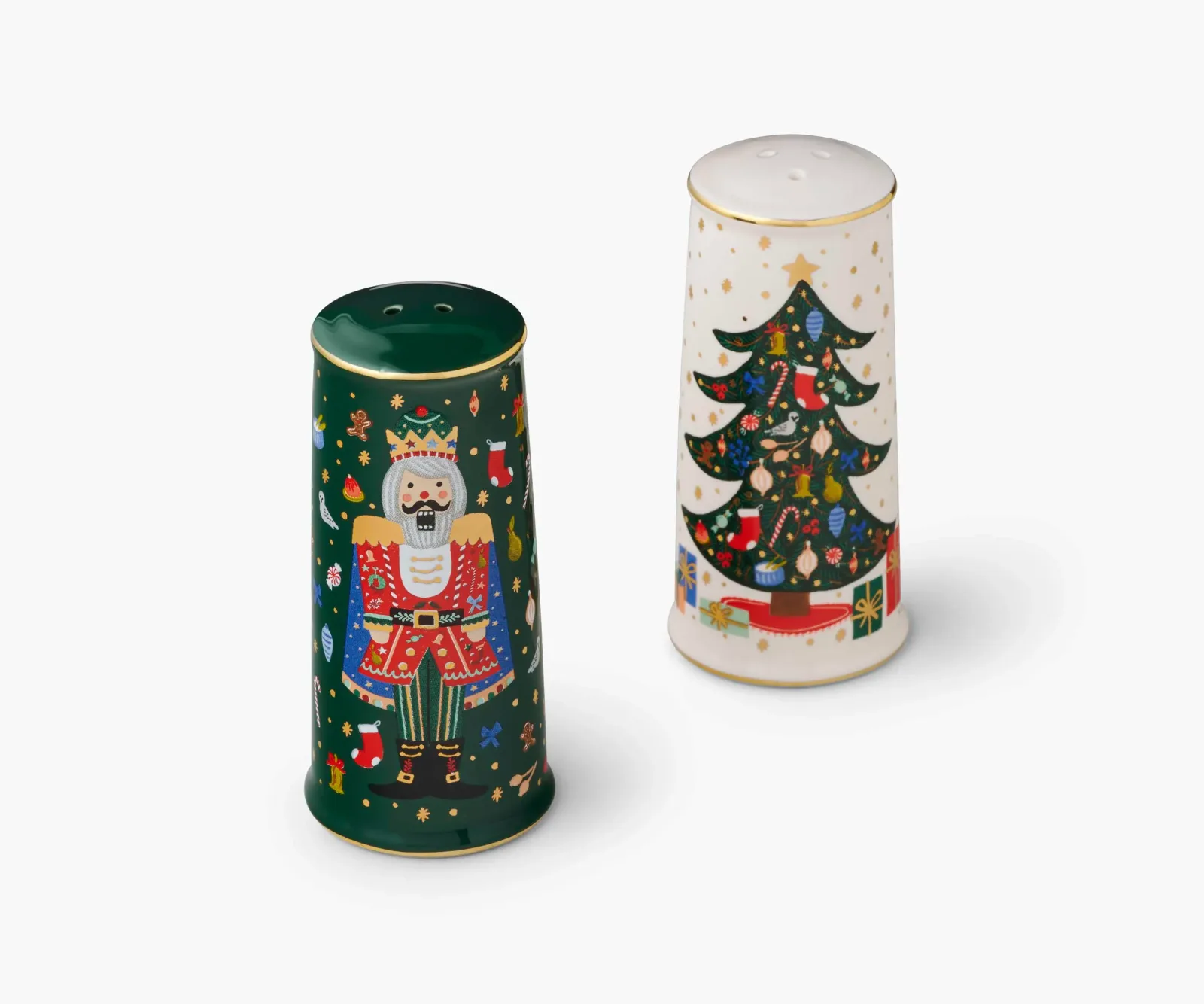 Porcelain Salt & Pepper Shaker Set – Nutcracker