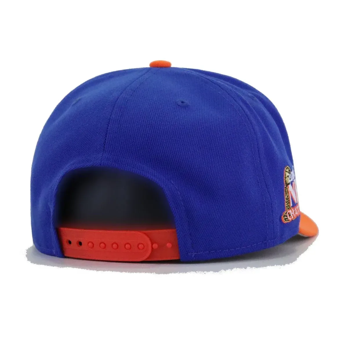 New York Knicks Majestic Blue Rush Orange 2025-2026 NBA Champions New Era 9Fifty A-Frame Snapback