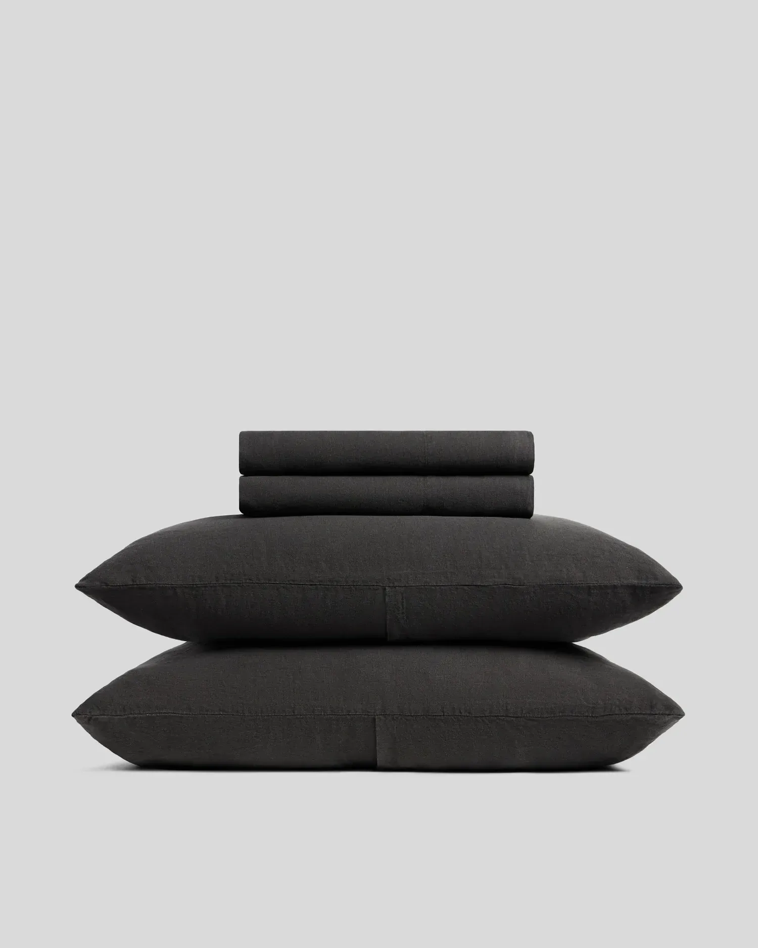 Linen Sheet Set – Onyx K/CK