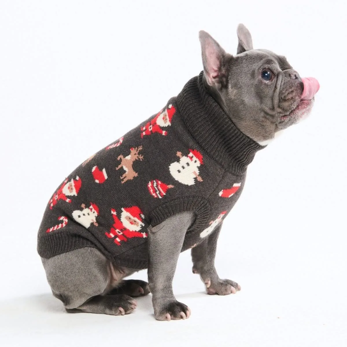 Christmas Knit Dog Sweater – Santa Clause