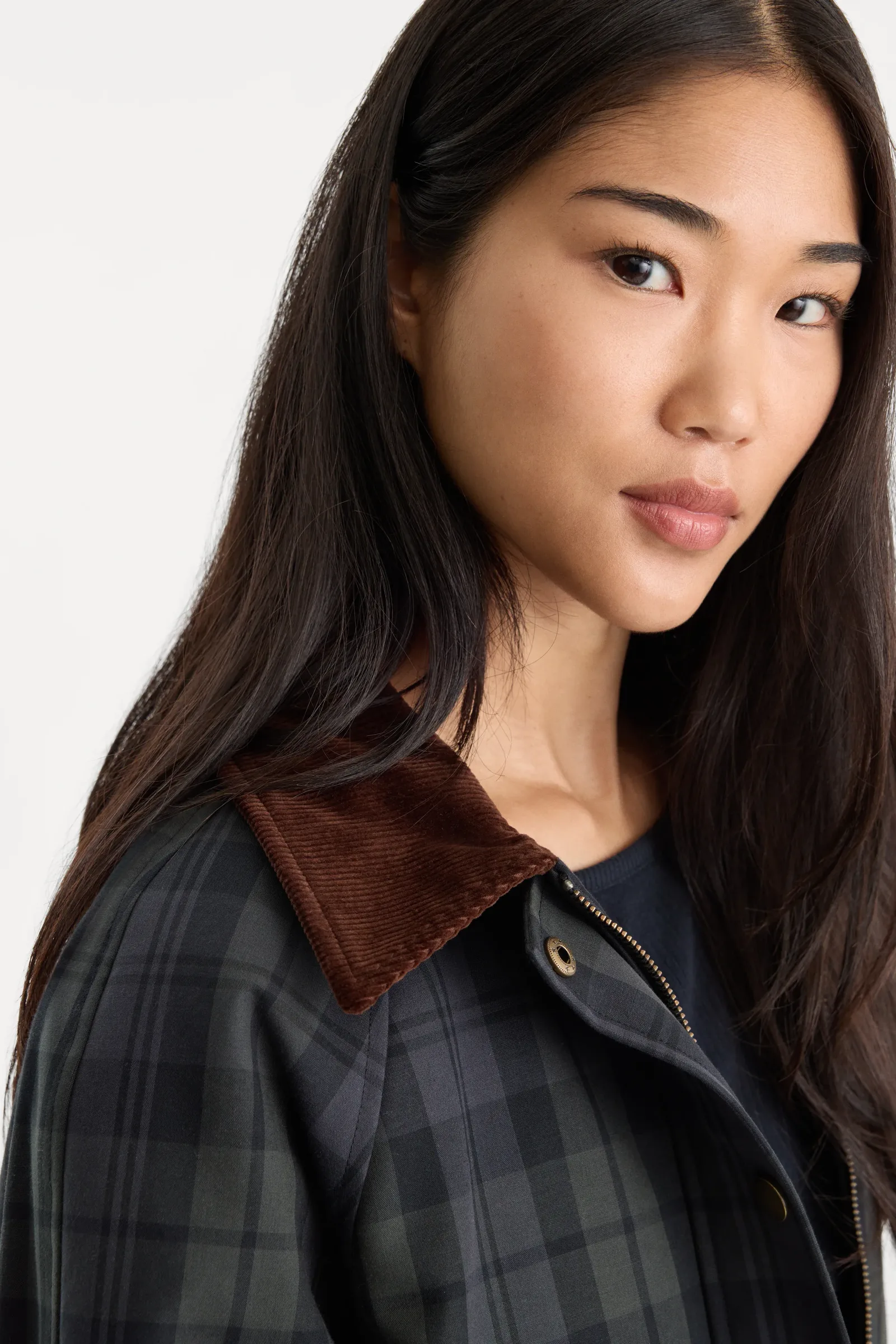 The Heritage Jacket – Navy and Green Plaid