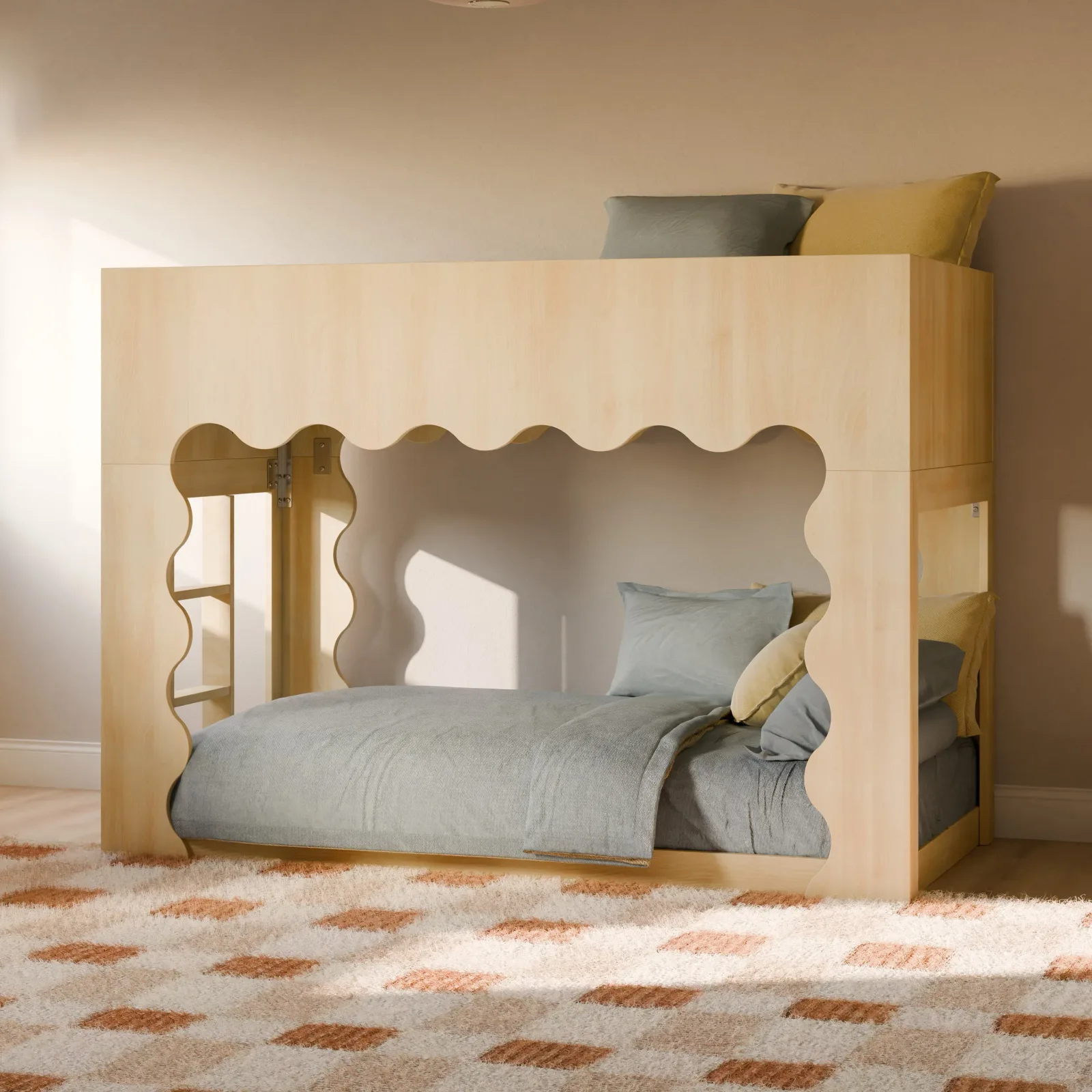 Lido Wave Convertible Low Loft Twin Bed – Retail Exclusive