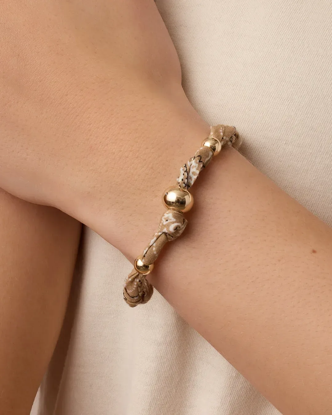 Paisley Bandana Knot Bracelet