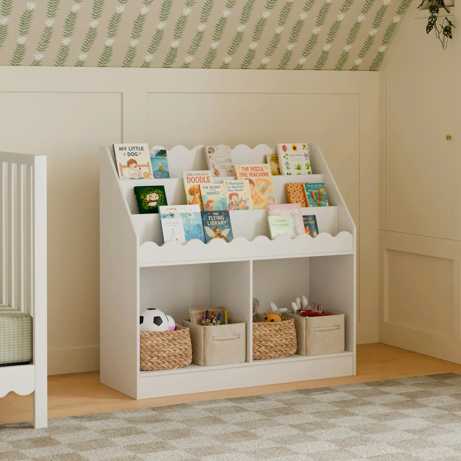 Sammy Scallop Bookcase