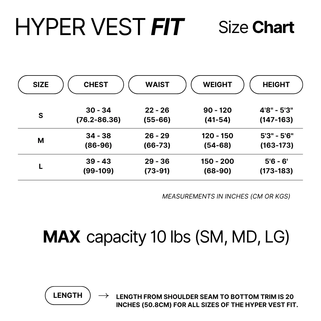 Hyper Vest FIT Weighted Vest for Women – Comfortable & Adjustable