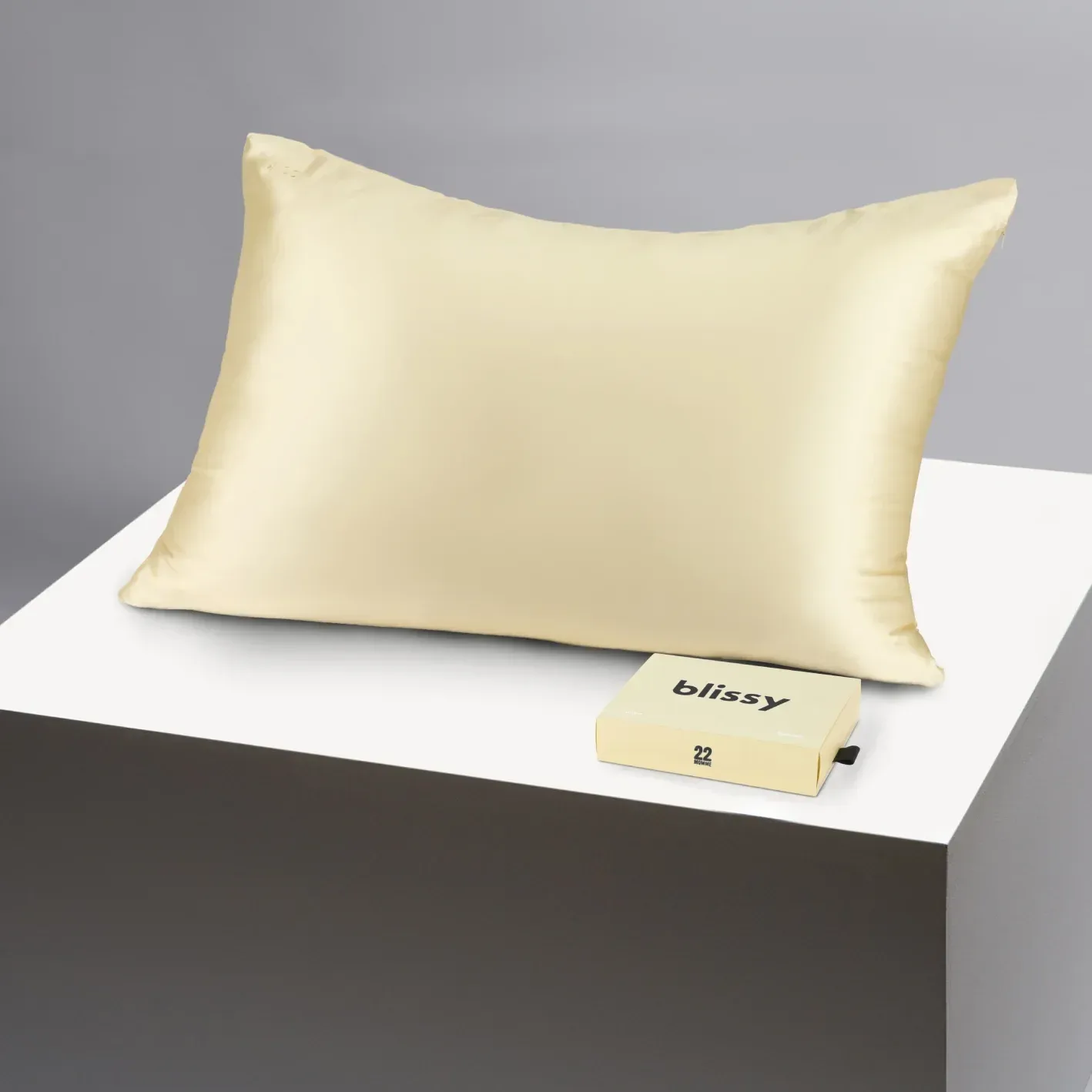 Blissy Pillowcase – Custard – King