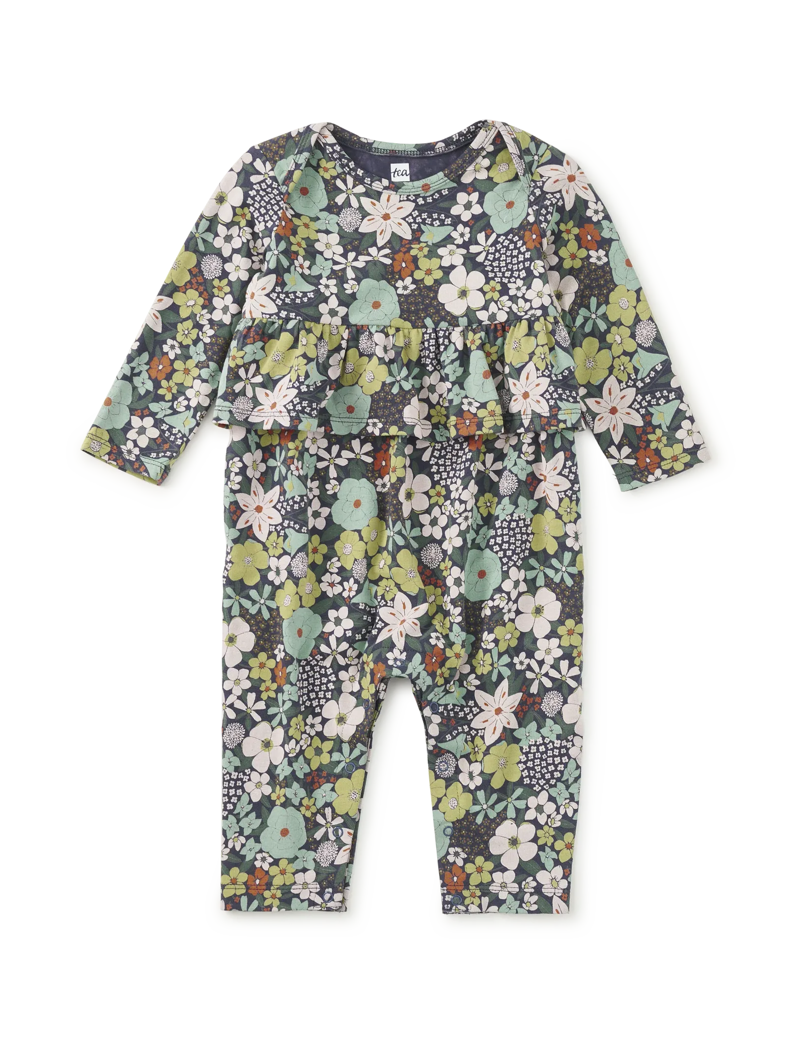 Pretty Peplum Baby Romper