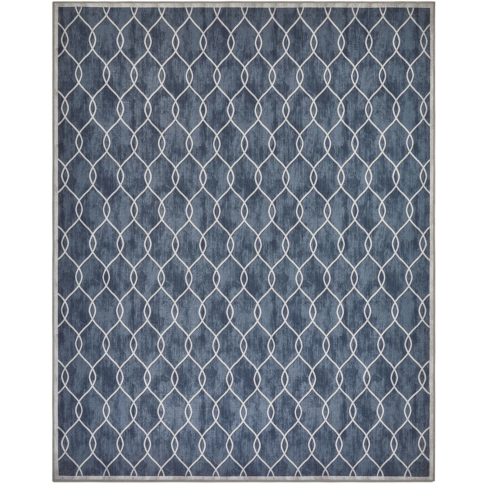 Ogee – Denim (Rug Cover)