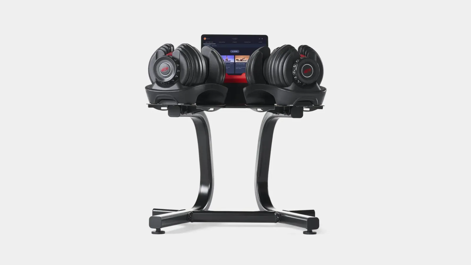 SelectTech Dumbbell Stand with Media Rack
