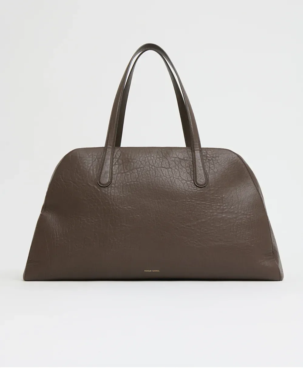 Helios Travel Bag – Ebony Stamped Lambskin