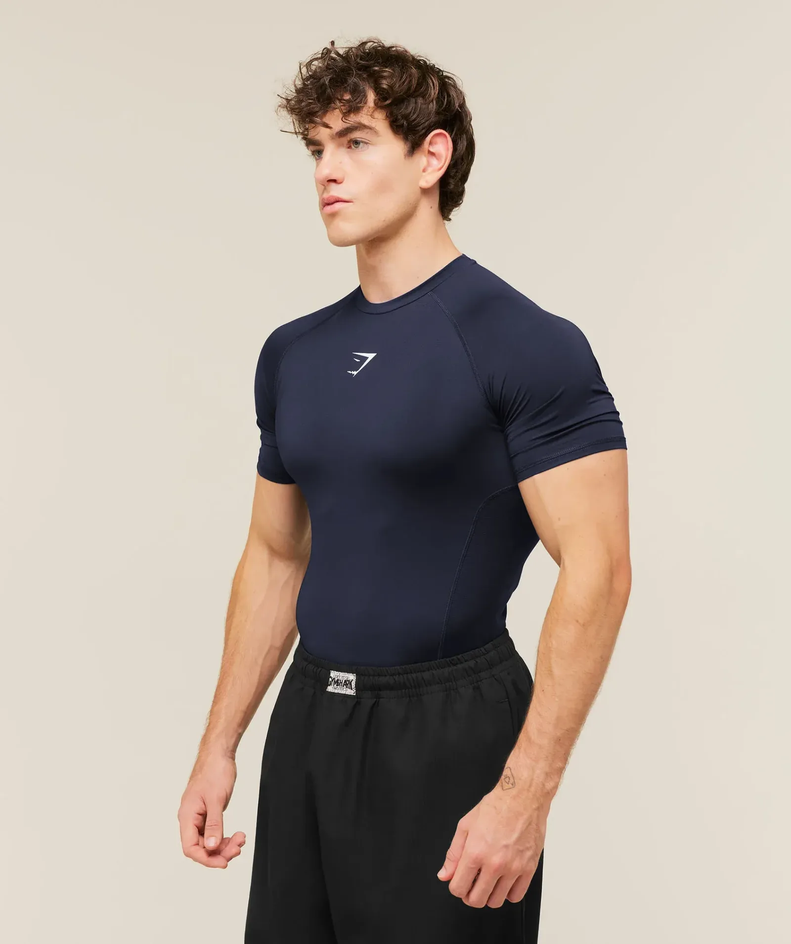 Gymshark Element Baselayer T-Shirt – Heavy Blue