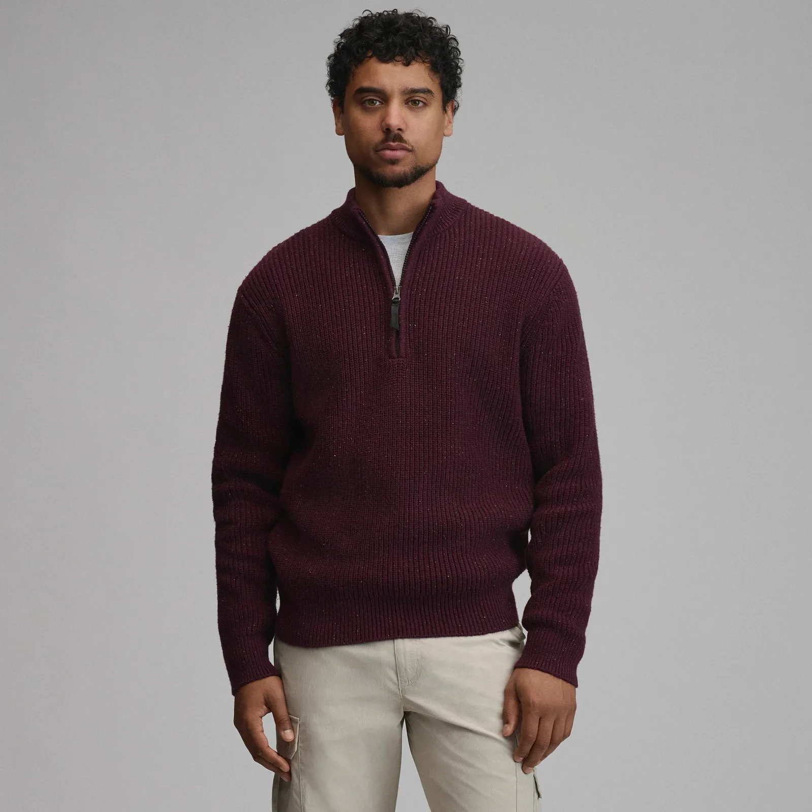 Men's Fletcher Bay Quarter-Zip Sweater