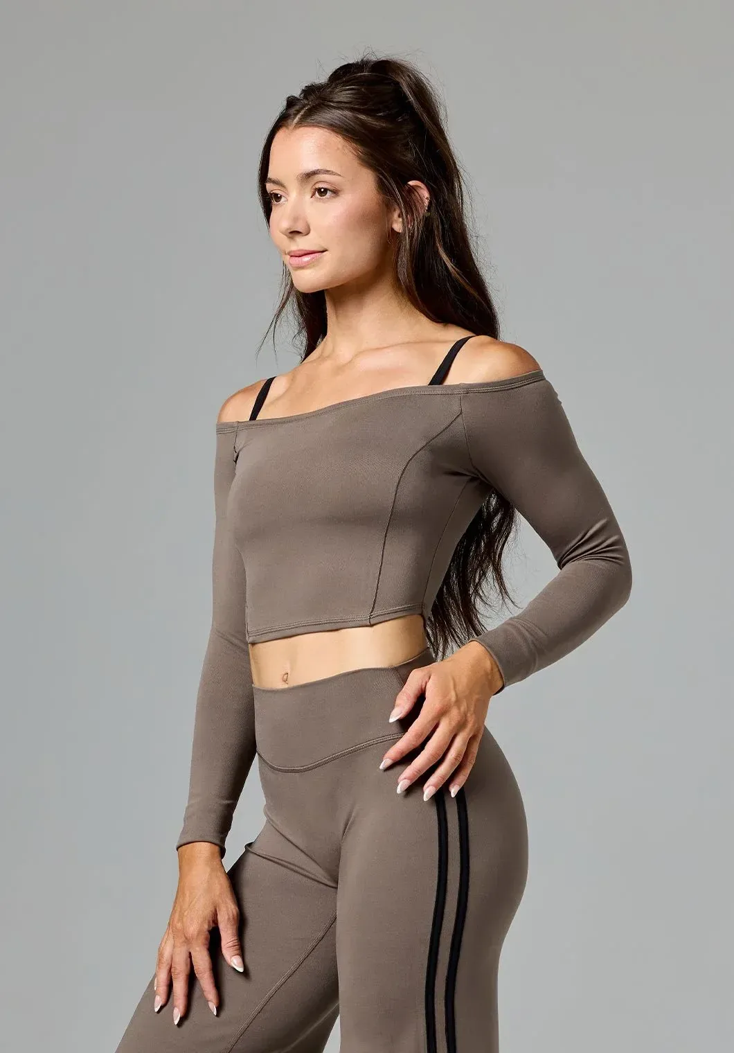 Reluna™ Off Shoulder Top Thyme