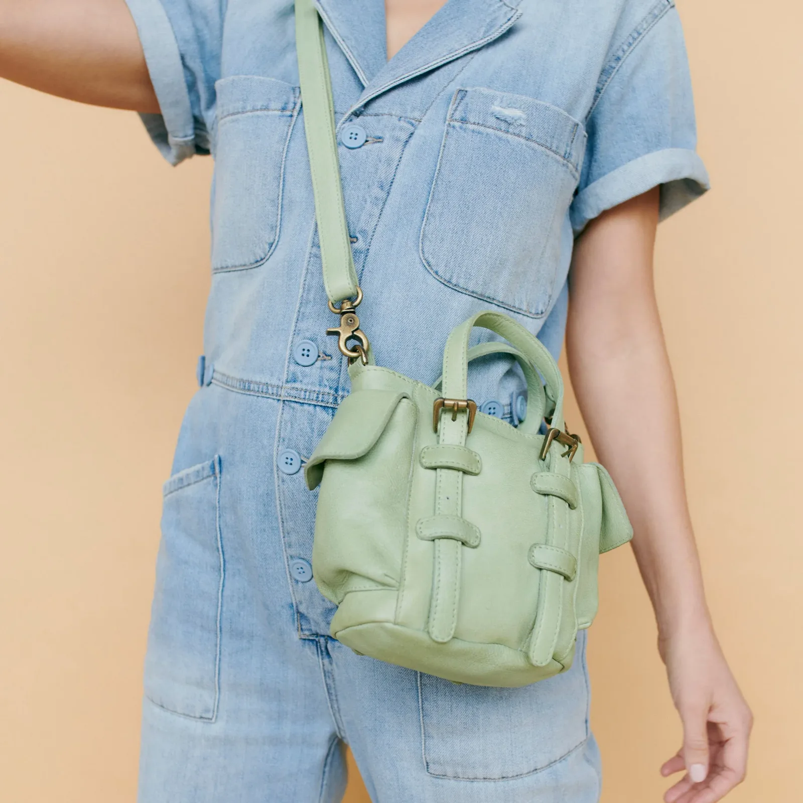 Jolene Leather Crossbody Bag