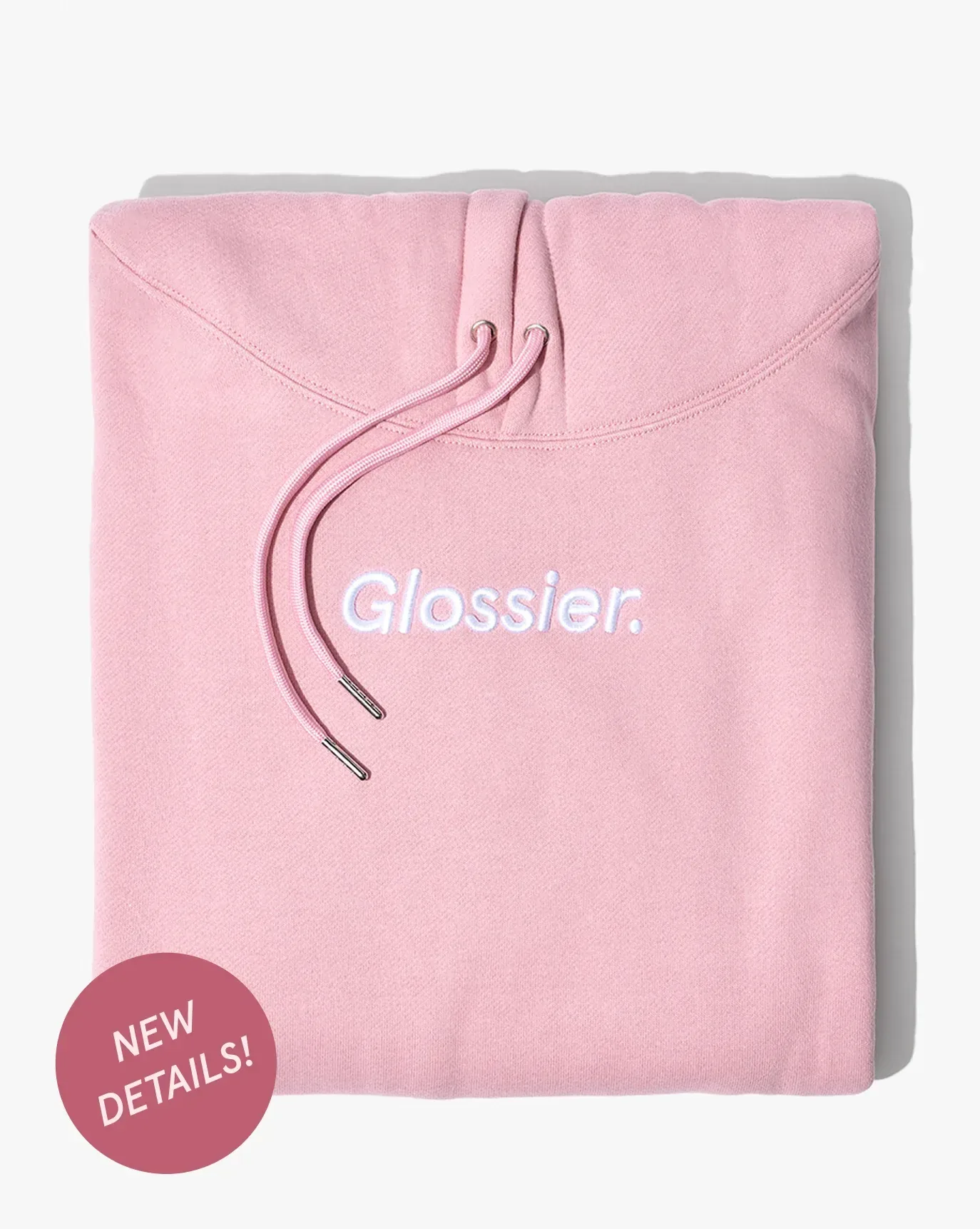 Embroidered Pink Hoodie