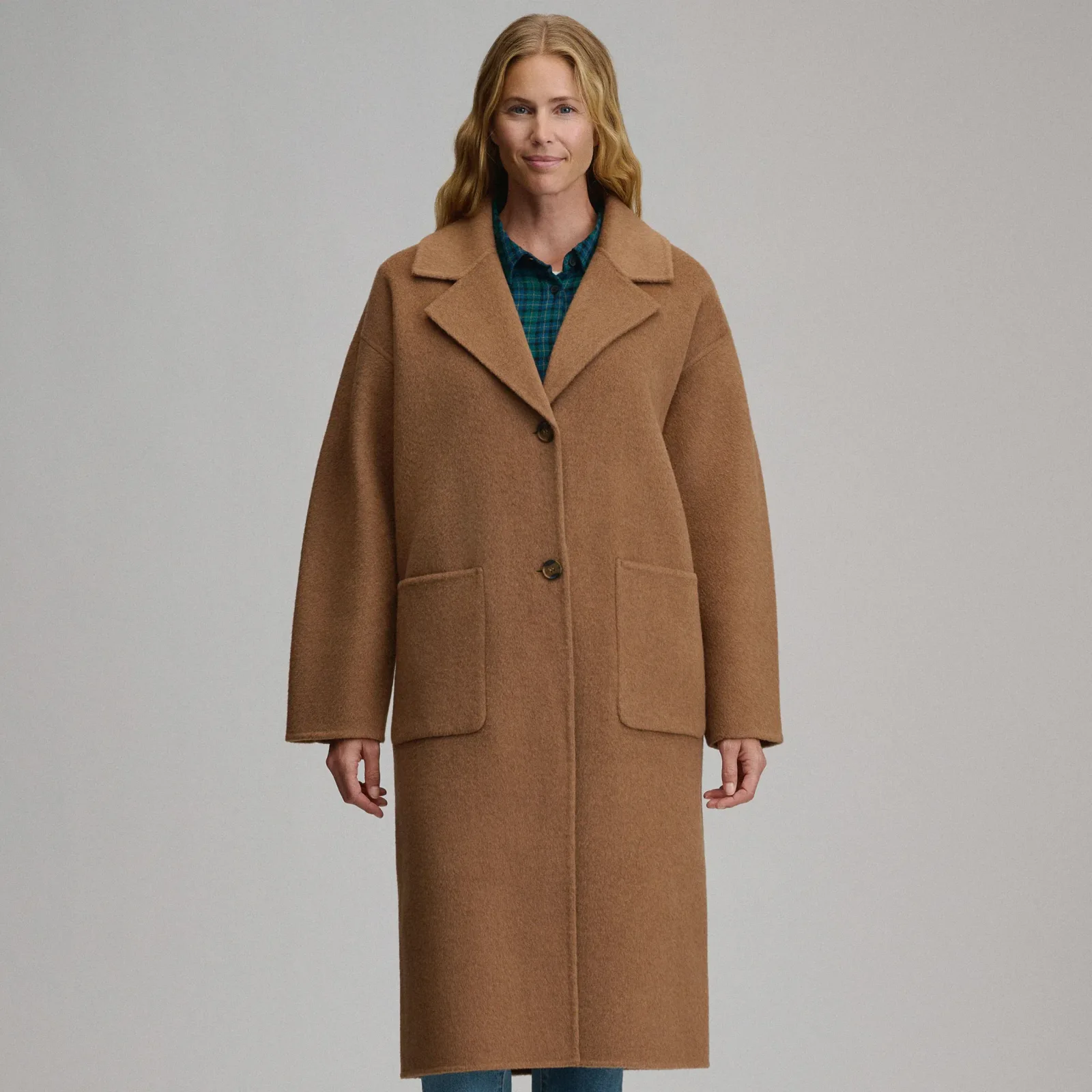 Women's Wool Blend Trench Coat