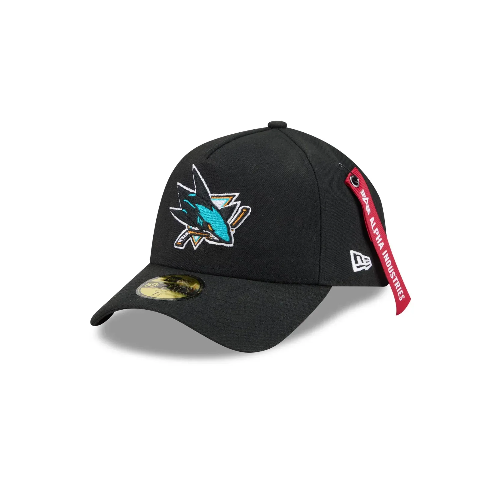 Alpha Industries x San Jose Sharks 59FORTY A-Frame Fitted Hat