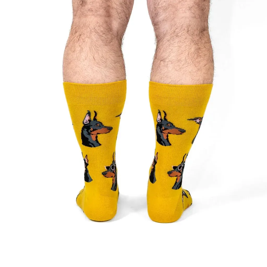 I Like Dobermans, And Maybe Three People Crew Socks