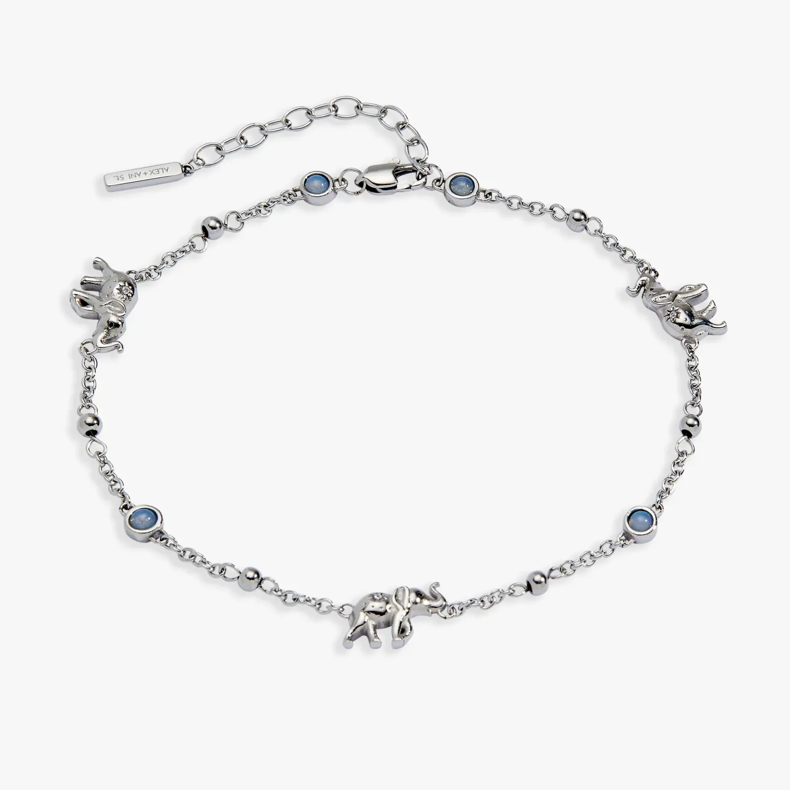 Elephant Inline Charm Anklet