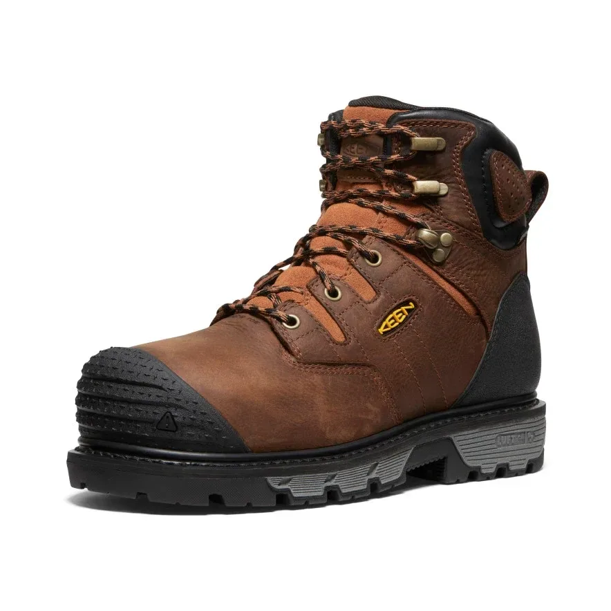 Men's Camden 6" Waterproof Boot INT MET (Carbon Toe) – Leather Brown/Black