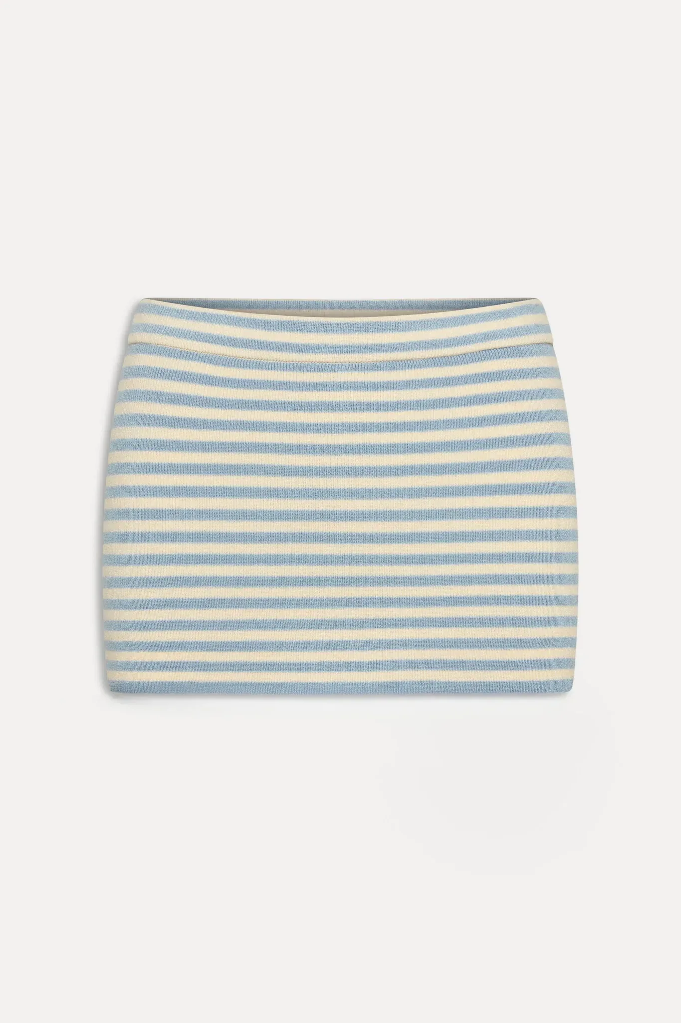 Marialla Cloud Knit Mini Skort – Hazy Stripe