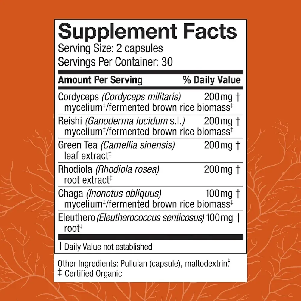 MycoBotanicals® Energy* Capsules