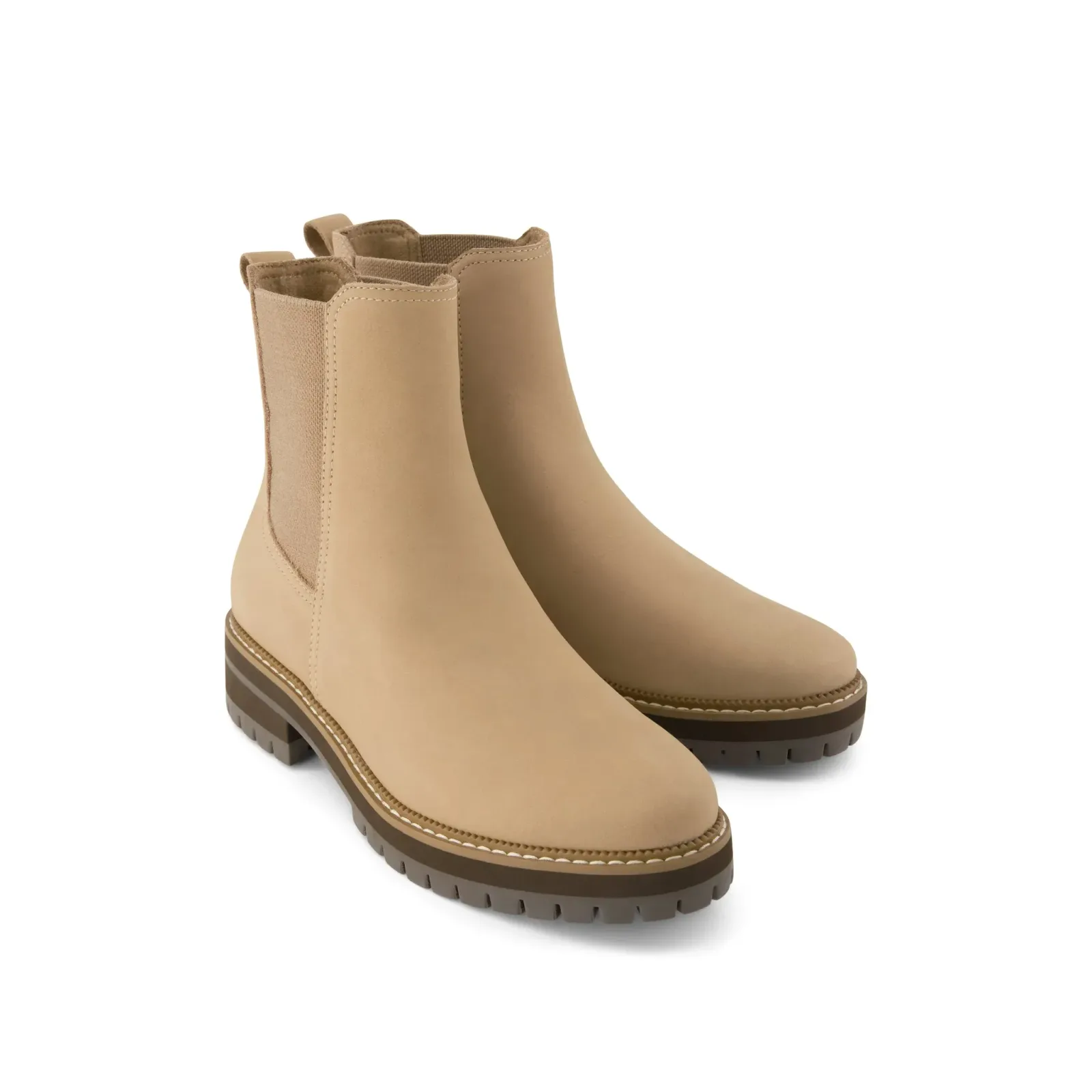 Womens Bennet Boot Water Resistant Taupe Nubuck Leather