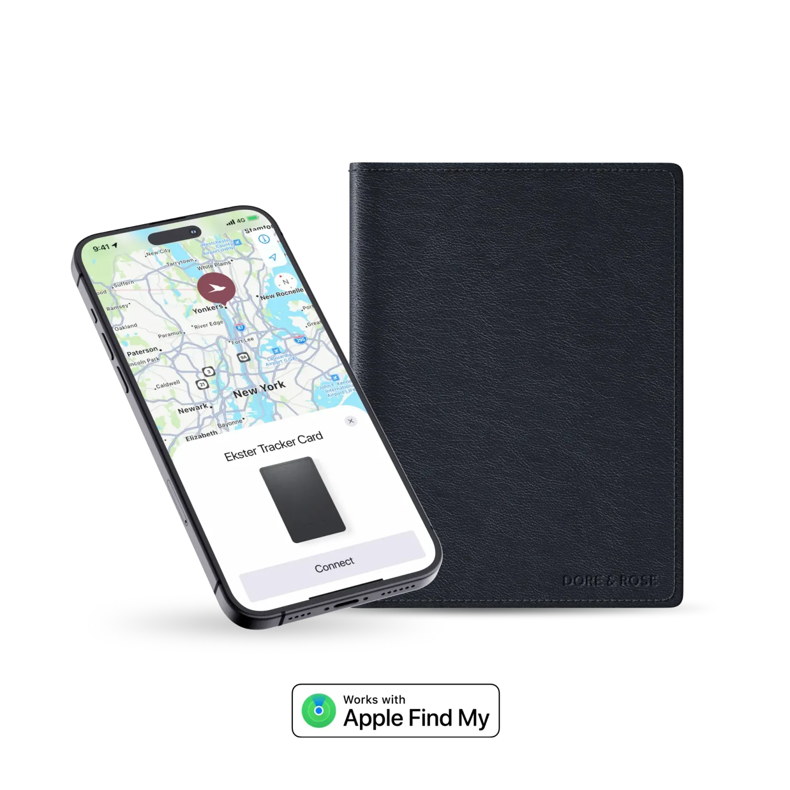Trackable Passport Wallet <br> Ekster x Dore & Rose