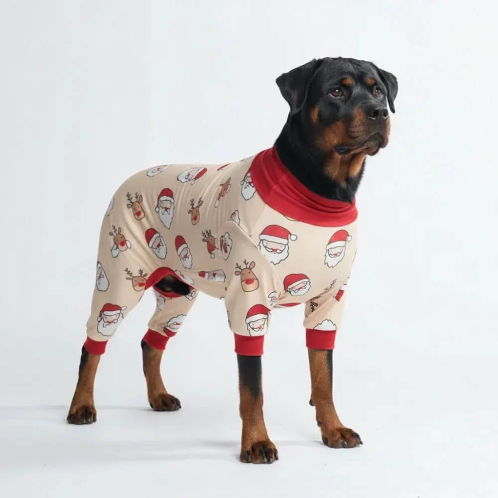 Dog Christmas Pajama – Santa and Rudolph