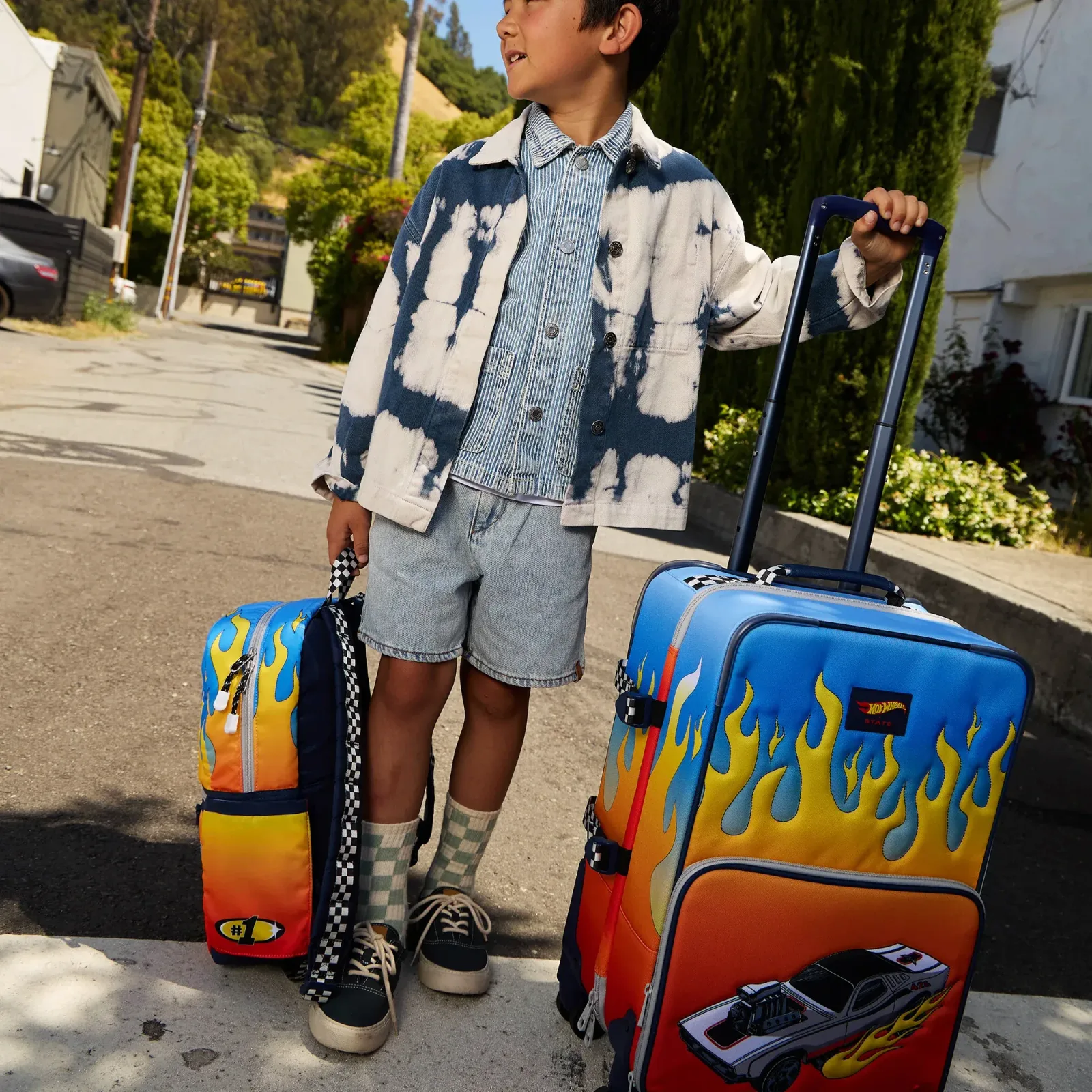 STATE x Hot Wheels™ Logan Carry-On Suitcase