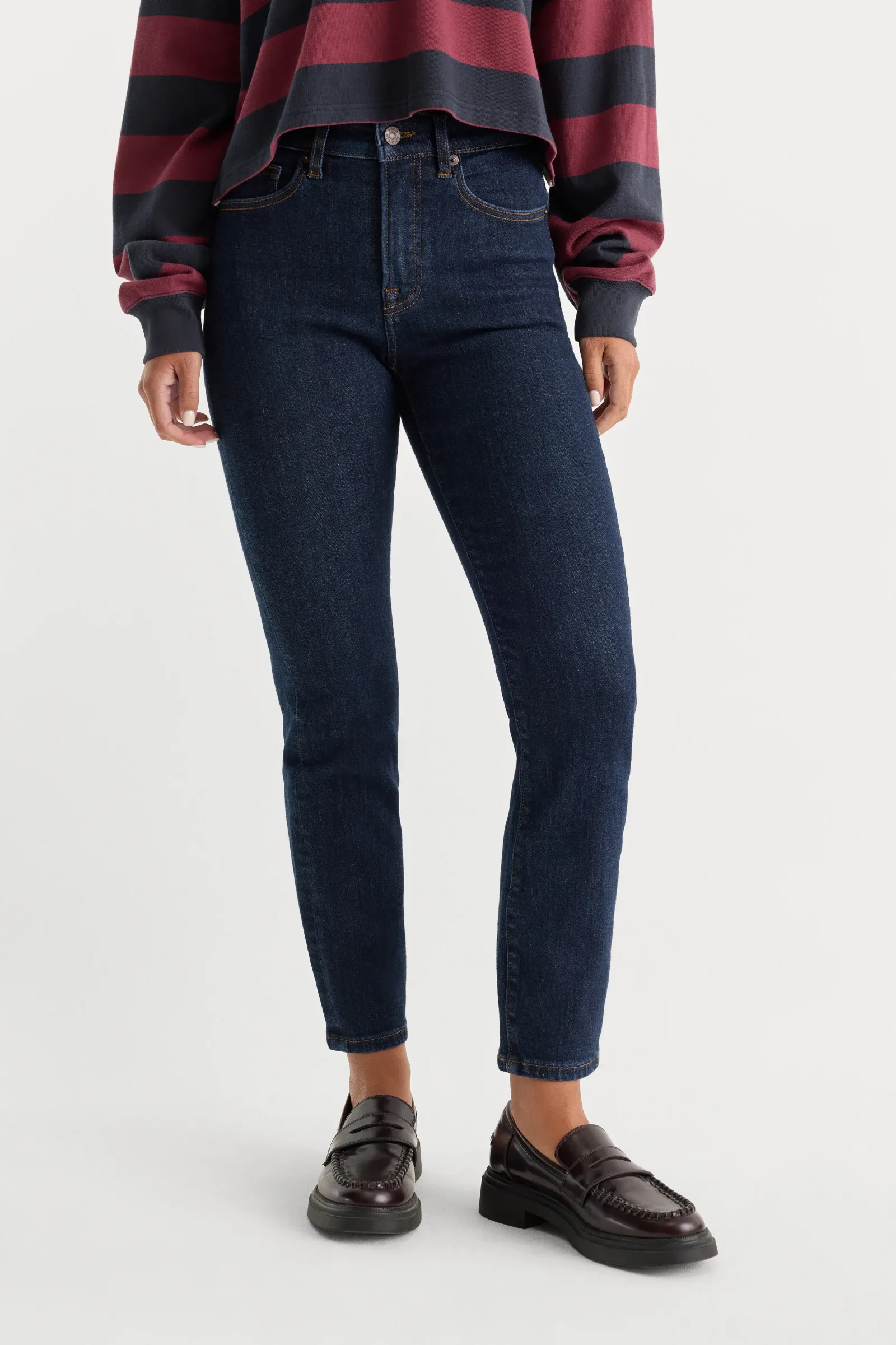 GOOD PETITE STRAIGHT JEANS – INDIGO1153