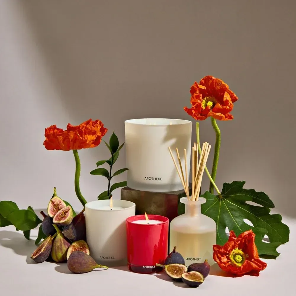 Fig and Olive Leaf Votive Candle