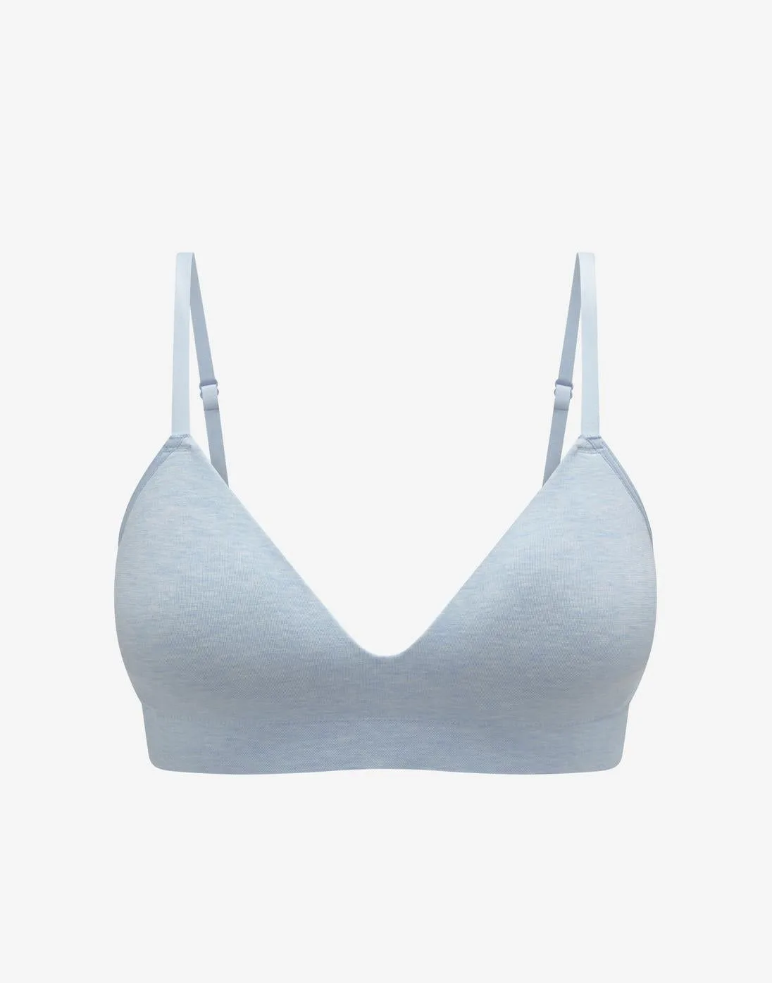 Seamless Stretch Cotton Wireless Bra