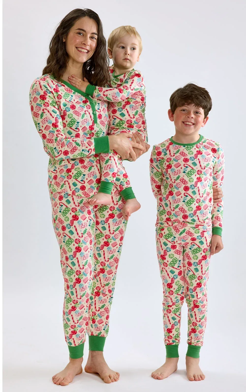 Ribbon Candy Matching Mommy & Me Pajamas