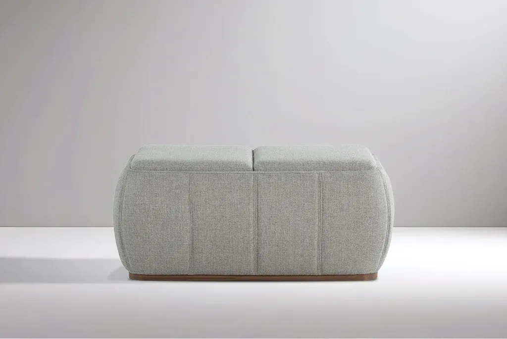Optic Multifunctional Ottoman with Storage
