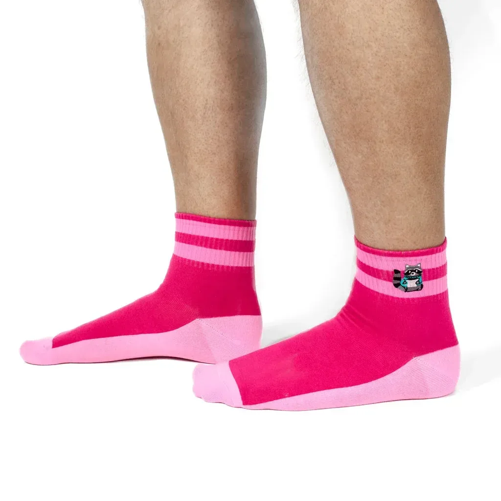 First Coffee, Then Chaos Quarter Socks