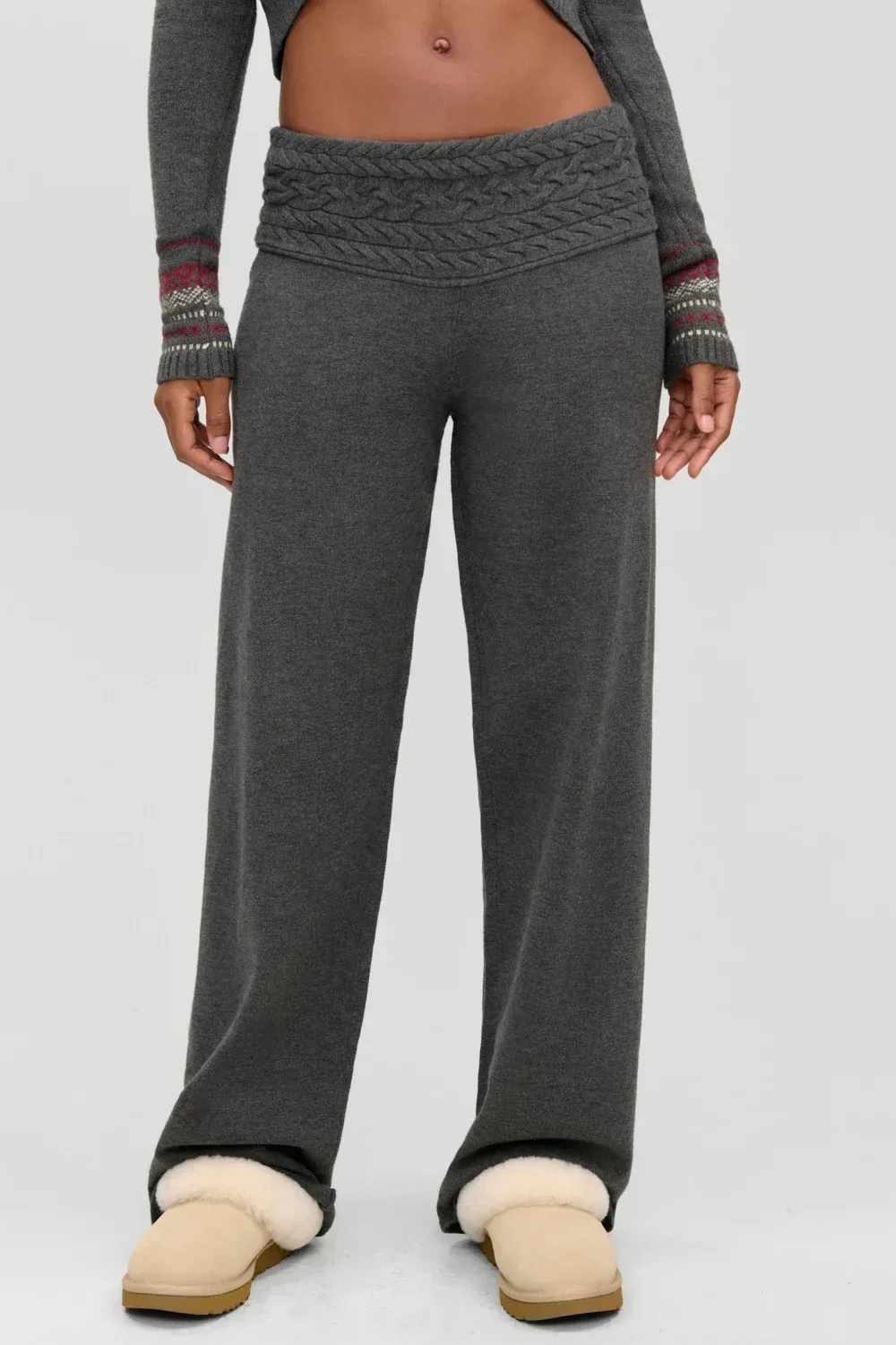 Crosby Cloud Cable Knit Pant – Winter Skies