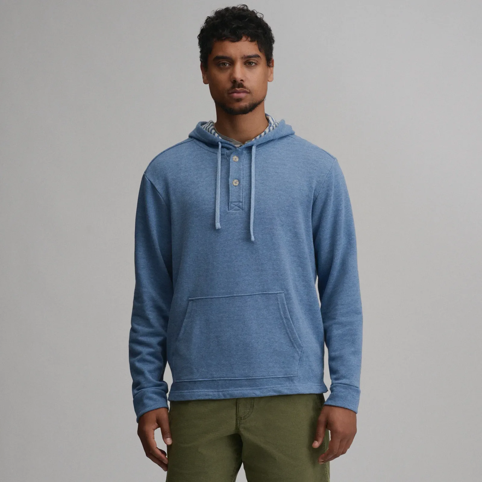 Men's Henley Hoodie