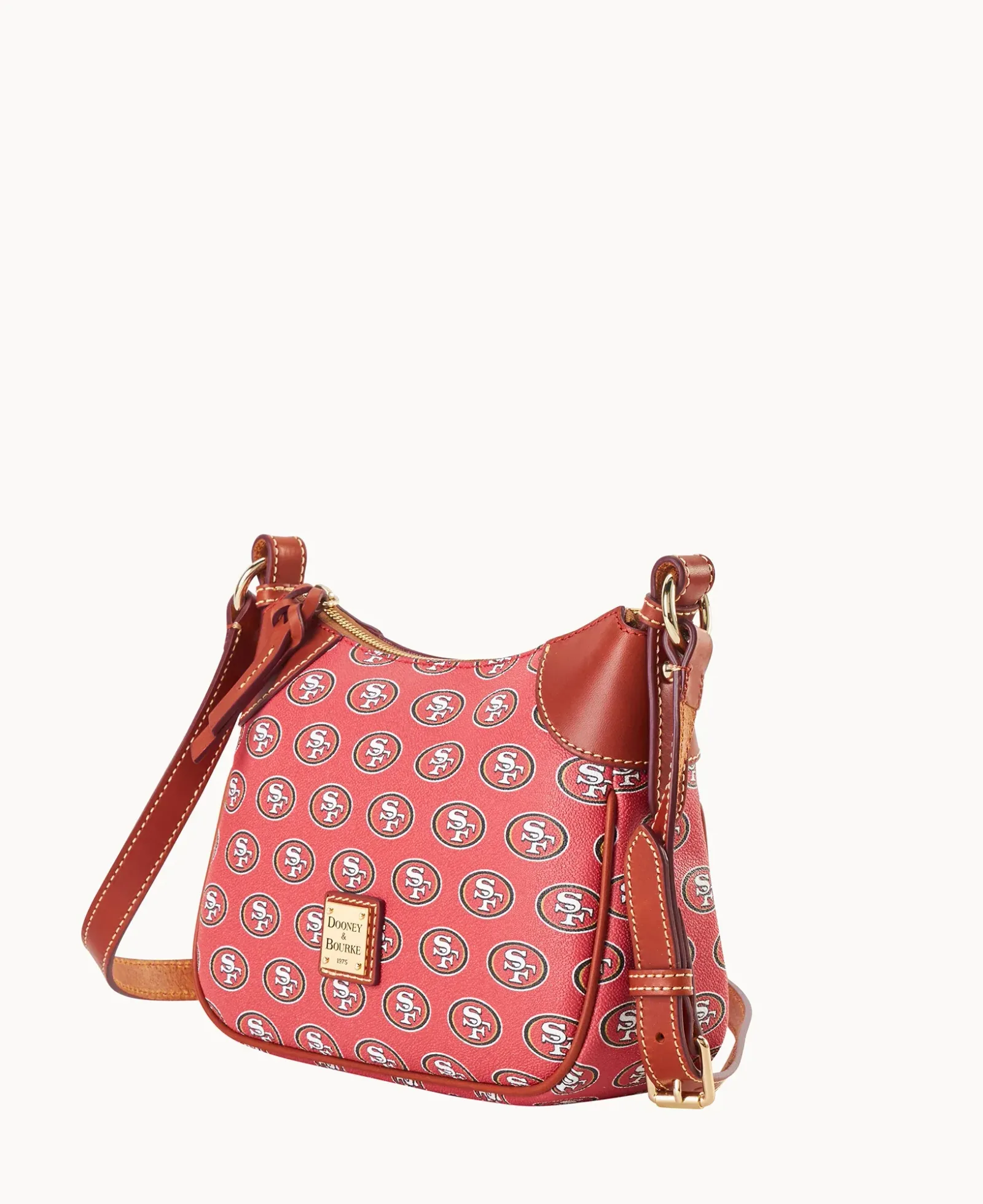 NFL 49ERS Crossbody Hobo 22