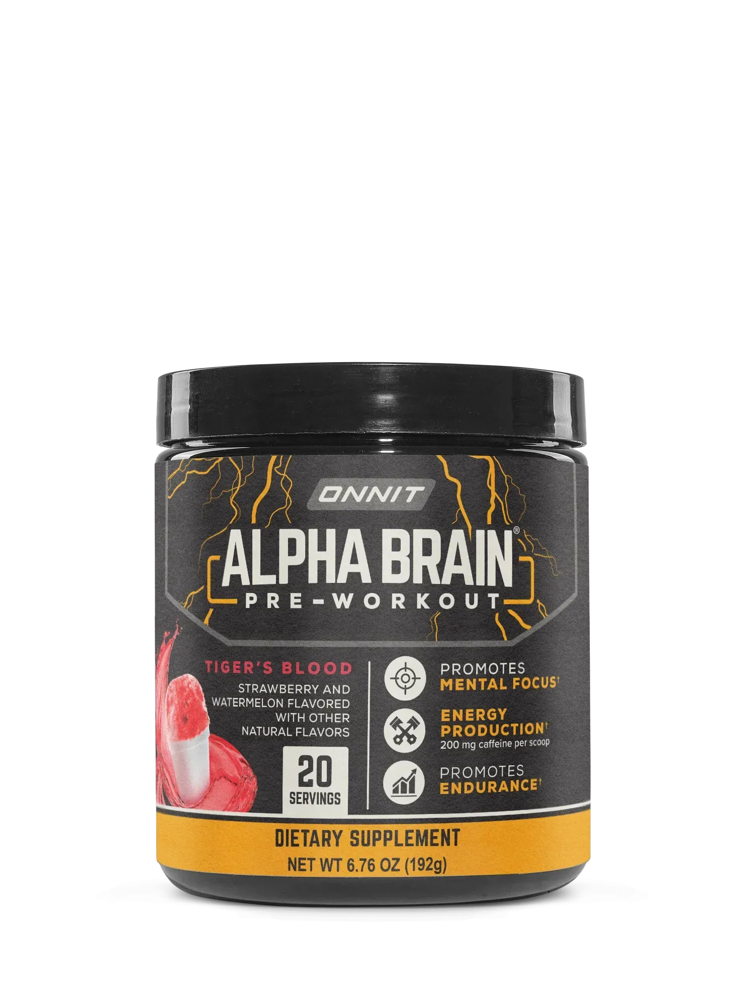 Alpha BRAIN® Pre-Workout – Tiger's Blood (20 Serving Tub)