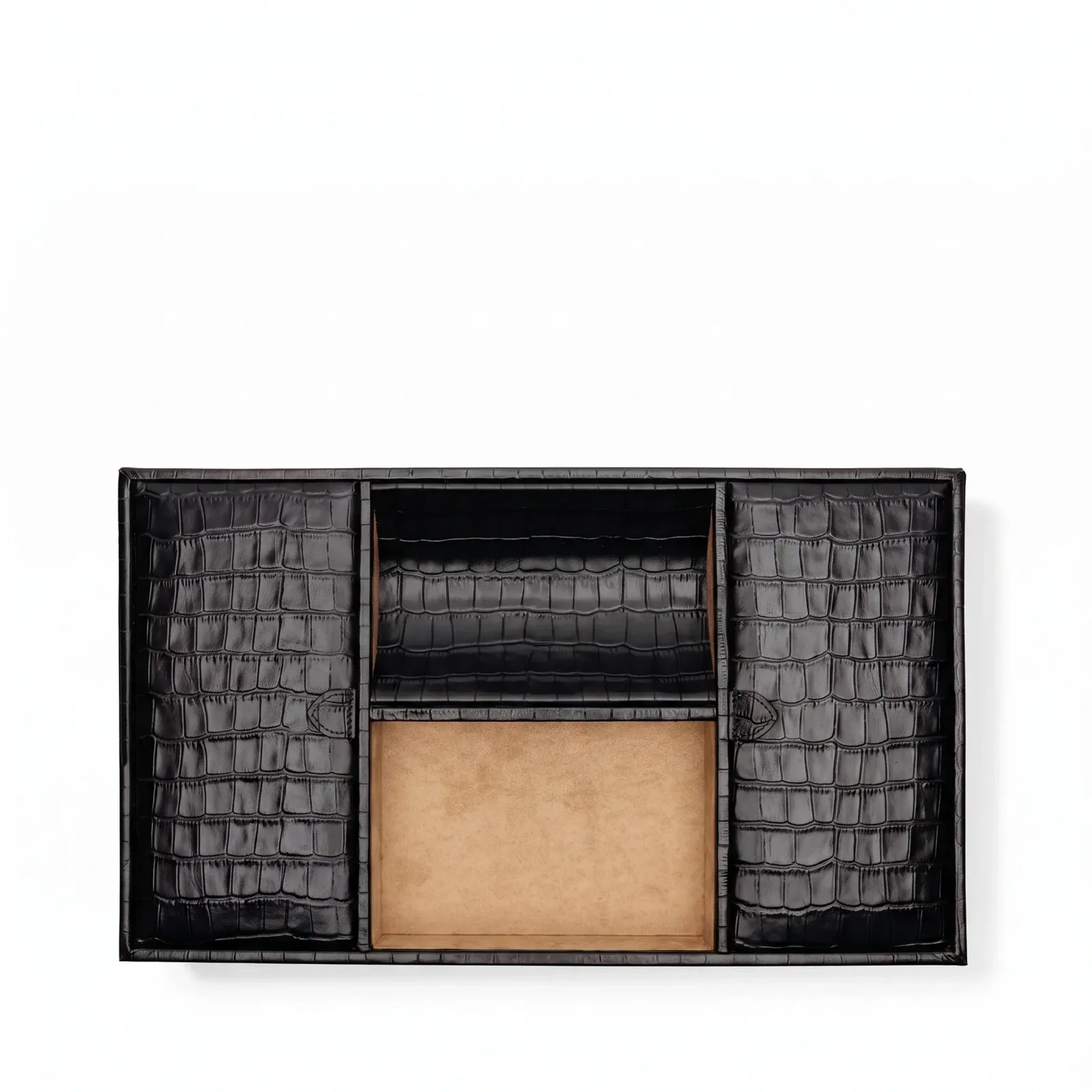 Deluxe Valet Black Croc