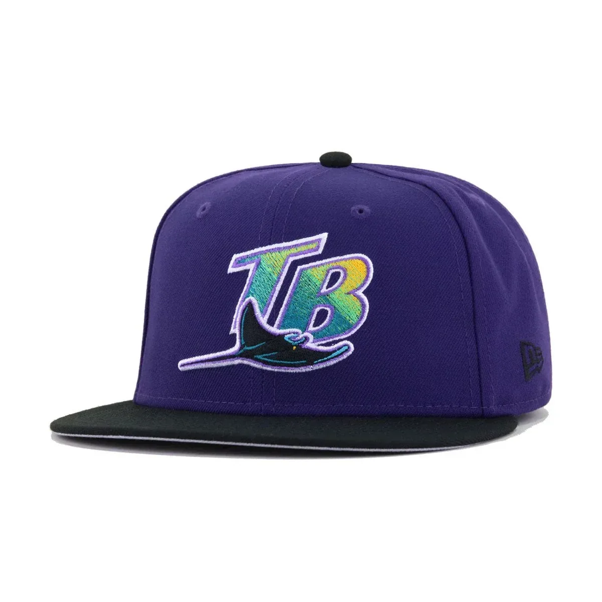 Tampa Bay Rays Purple Black New Era 59Fifty Fitted