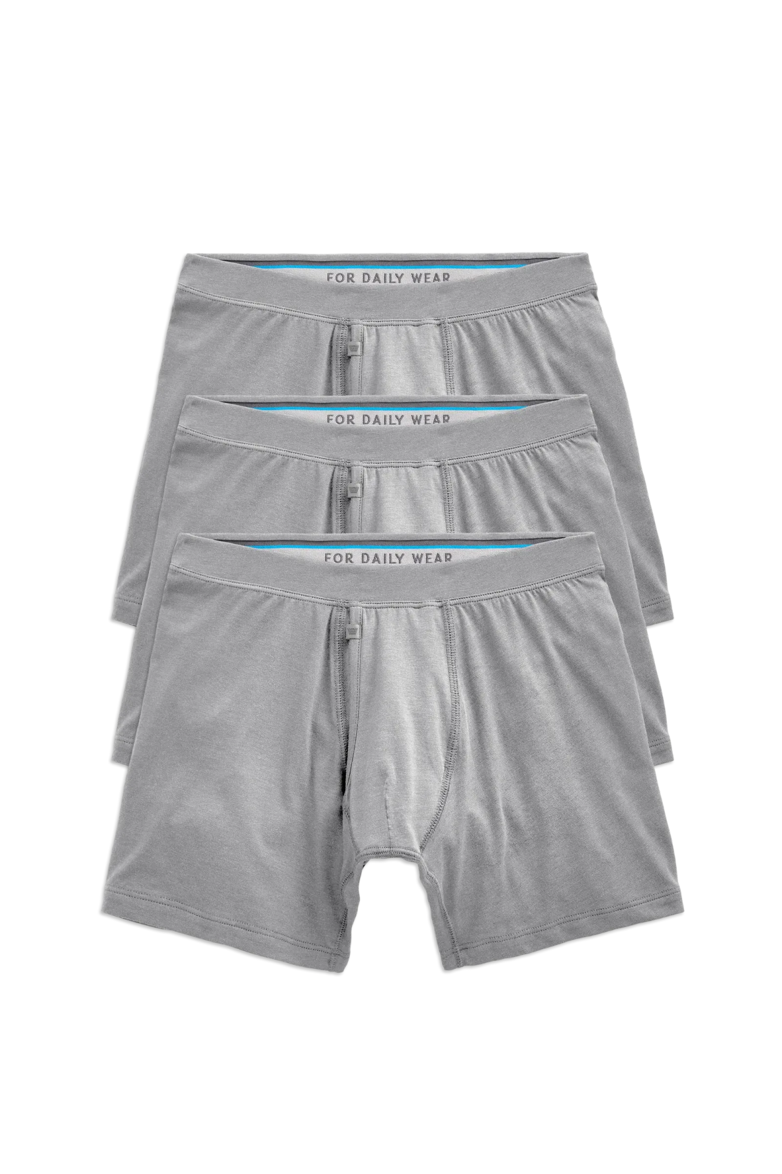 3-Pack SILVER Boxer Briefs Monument