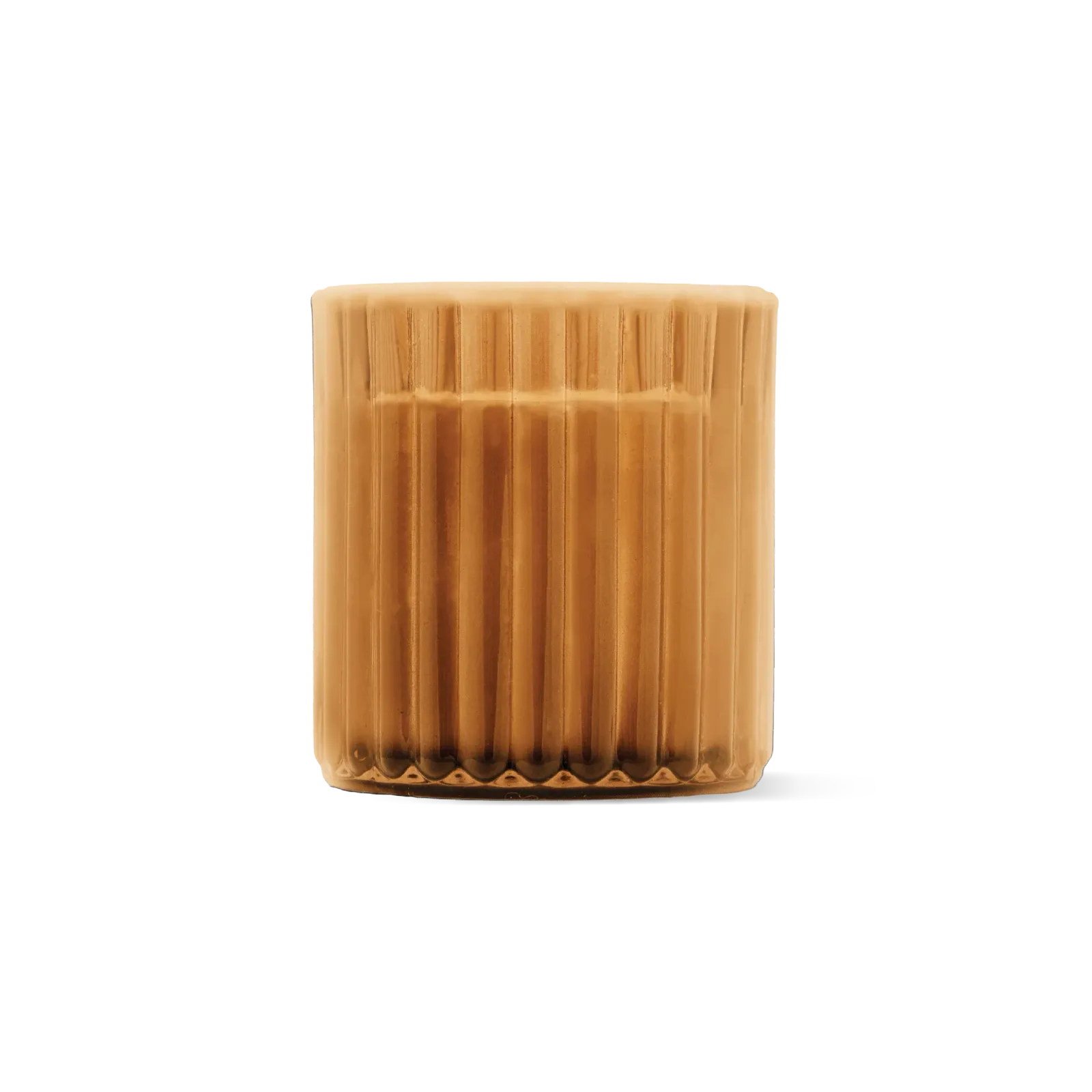 Pumpkin Amber Candle, Mini Fluted Glass 5 oz