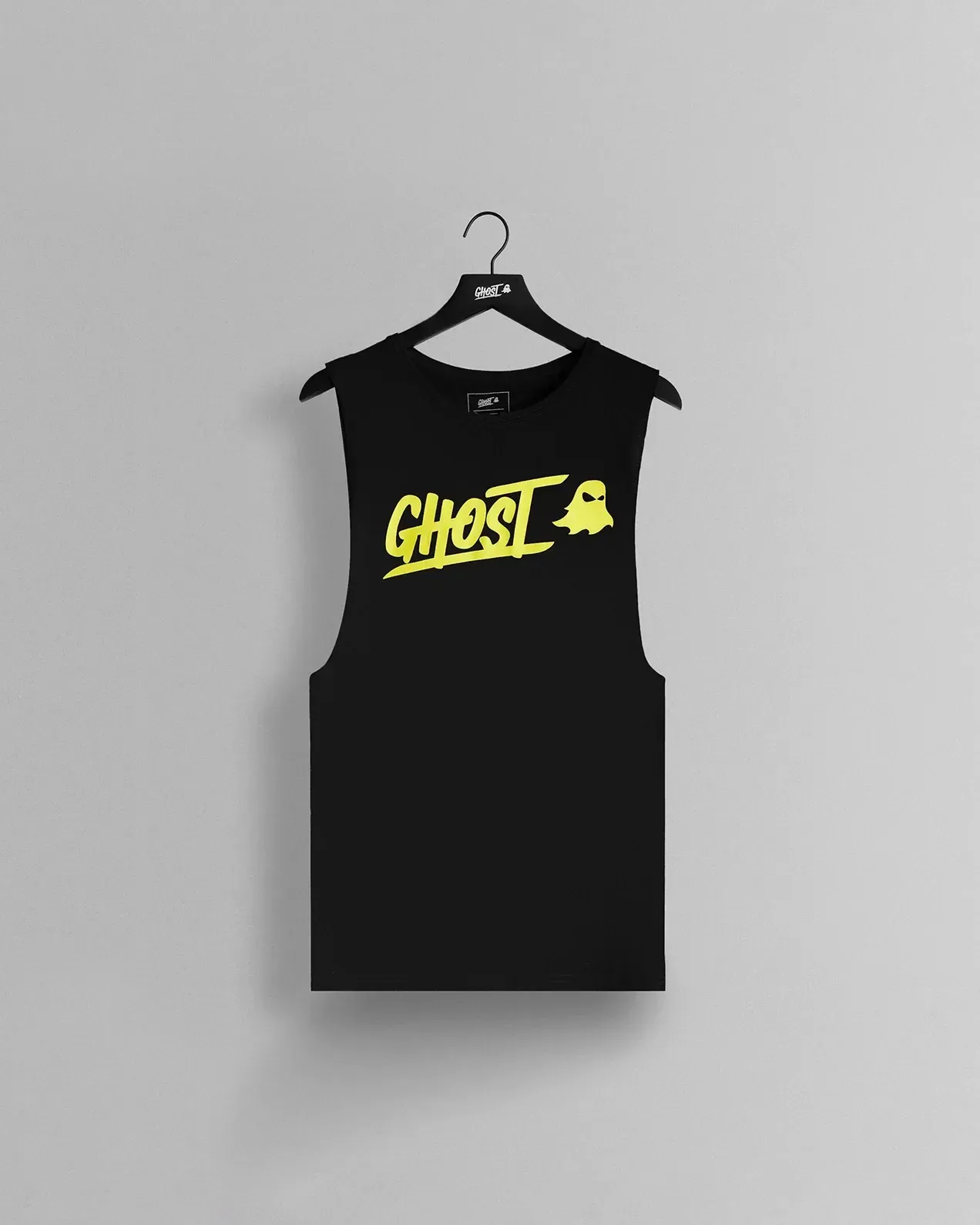 GHOST® CORE LOGO SLEEVELESS TEE – BLACK V2