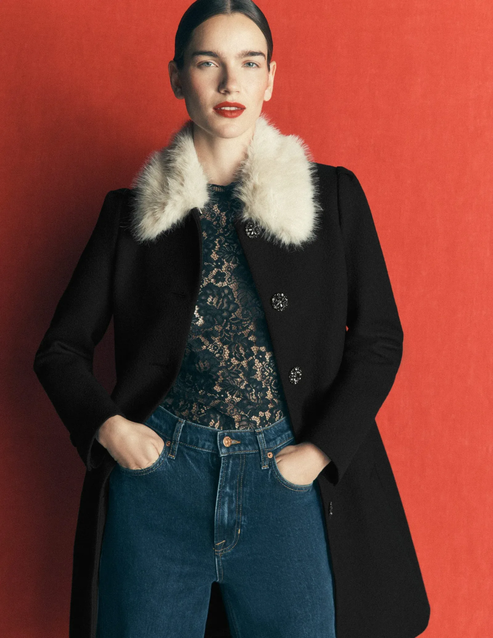 Aylesford Occasion Coat-Black