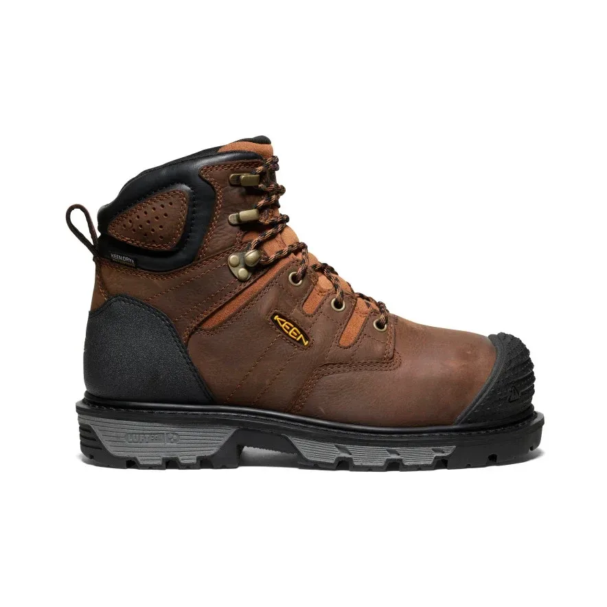 Men's Camden 6" Waterproof Boot INT MET (Carbon Toe) – Leather Brown/Black