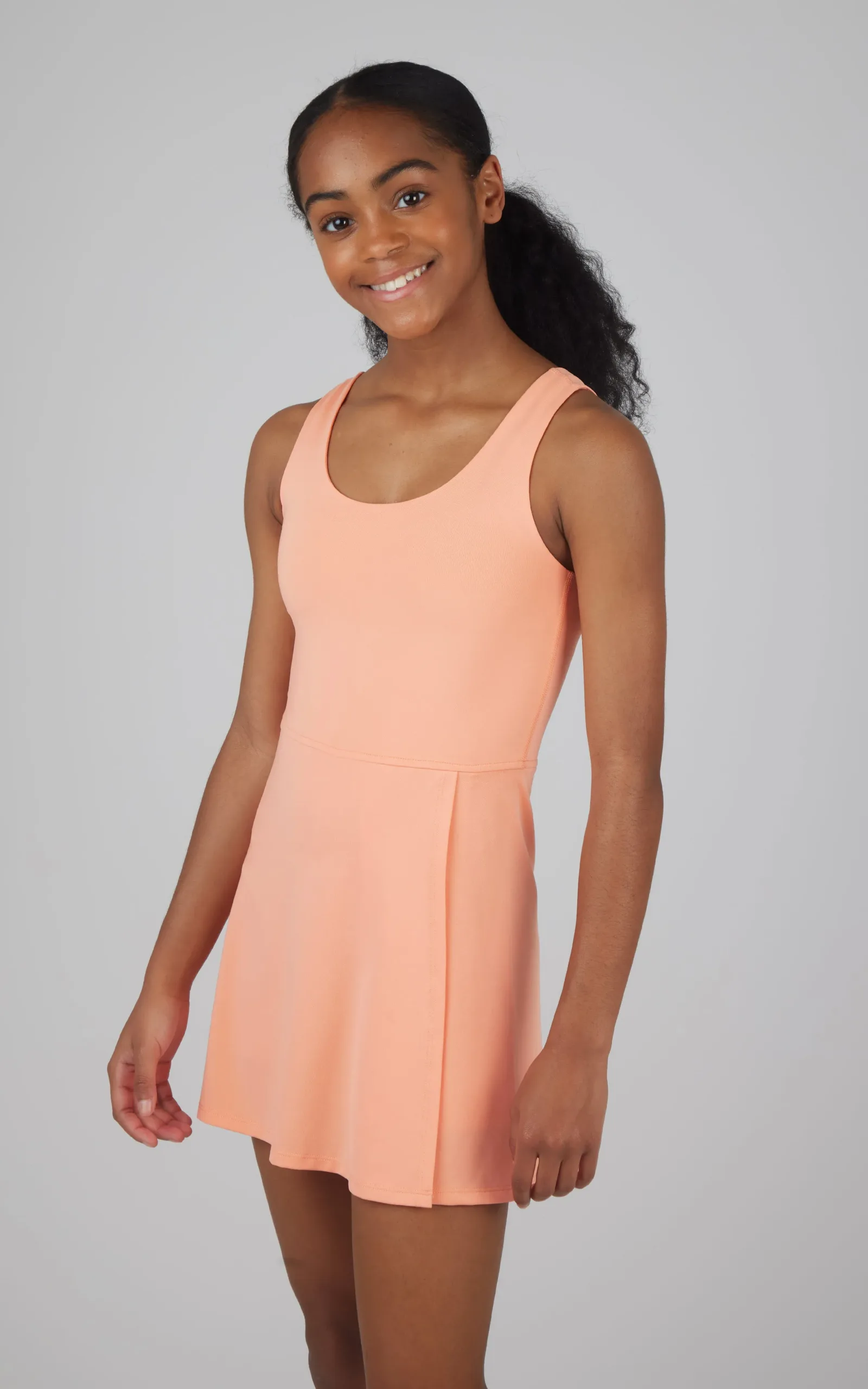 Girls Double Tee Tennis Dress
